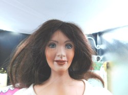 21 IN PORC DOLL WHITE FACE